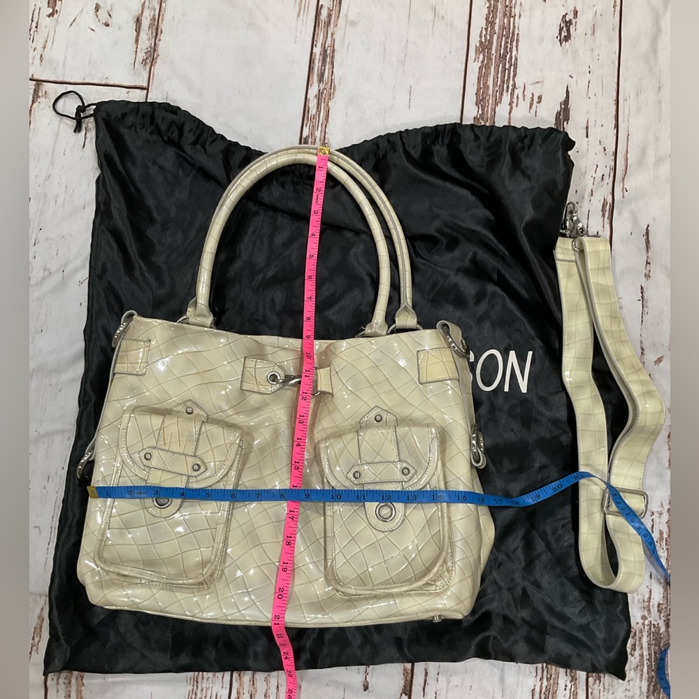 CHARLIE LAPSON WOVEN LEATHER‎ BAG - Picture 4 of 12